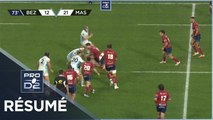 PRO D2 - Résumé AS Béziers Hérault-Rugby Club Massy Essonne: 19-24 - J28 - Saison 2022/2023