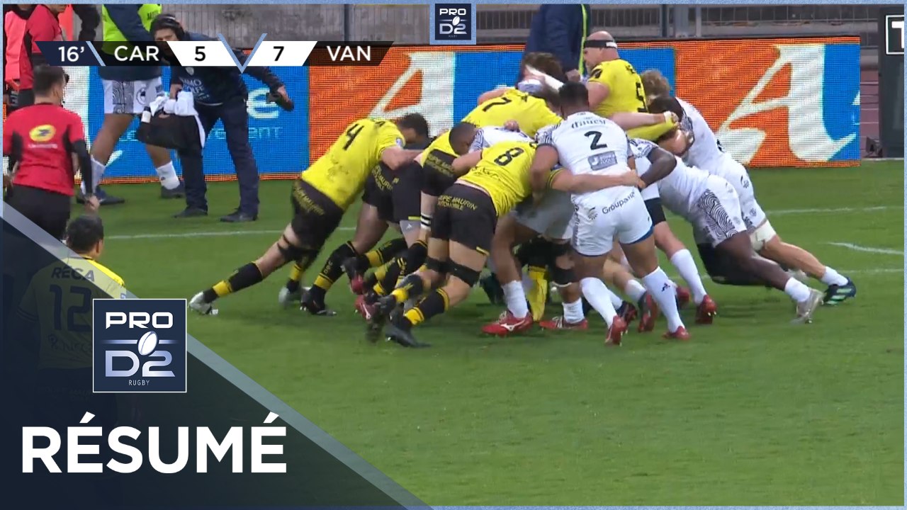 PRO D2 - Résumé US Carcassonne-RC Vannes: 22-31 - J28 - Saison 2022/2023