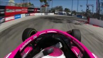 Indycar 2023 Long Beach Qualifying Kirkwood Onboard First Pole Lap