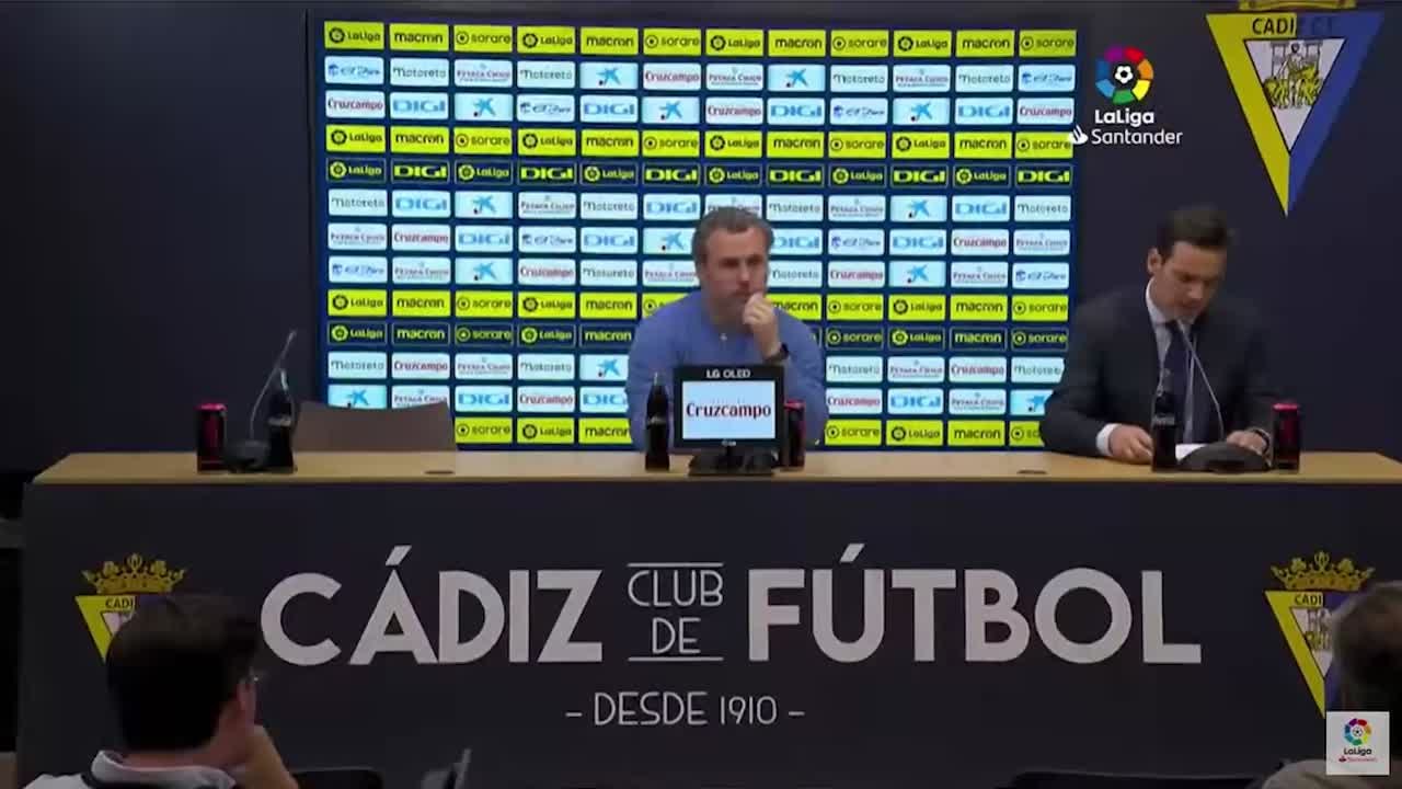 Rueda de prensa de Sergio tras el Cádiz 0 - Real Madrid 2