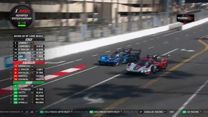 IMSA 2023 Long Beach Race Campbell Taylor Epic Battle For 2ND