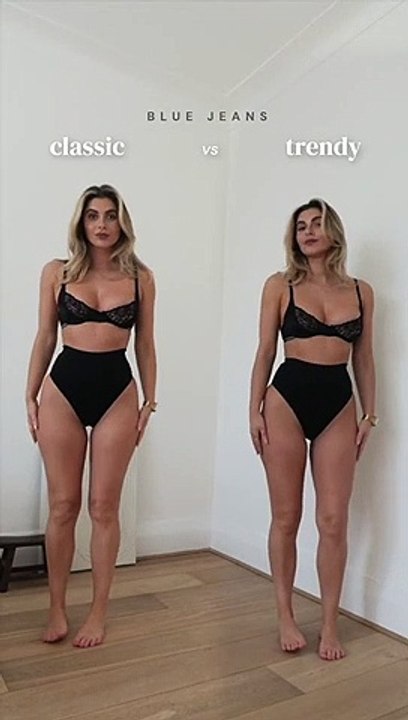 Vote - classic or trendy_  blue jeans styling  #bluejeans #jeans #ootdinspo #jeansoutfit