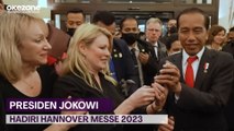 Presiden Jokowi dan Ibu Iriana Tiba di Hannover Jerman