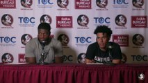 Jordan Travis and Jared Verse discuss leadership, newcomers after Spring Showcase