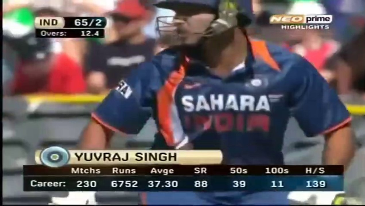 Yuvraj Singh 87 (60) vs New Zealand  India vs New Zealand 2009 3rd ODI  Christchurch