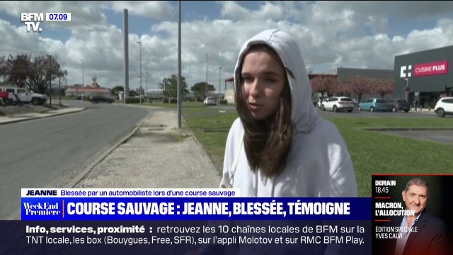 J'ai fini 5 mètres plus loin : Jeanne, 18 ans, témoigne après avoir été percutée par une voiture folle à Bordeaux