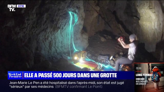 Elle a passé 500 jours seule à 70 mètres de profondeur dans une grotte