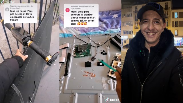 « 435€ laissés sur le trottoir » : sur TikTok, il montre comment réparer des encombrants