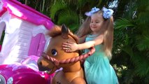 Kids Entertainment Show Diana and her favorite Pony toy