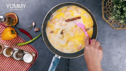 الأرز المعمر بالجمبري