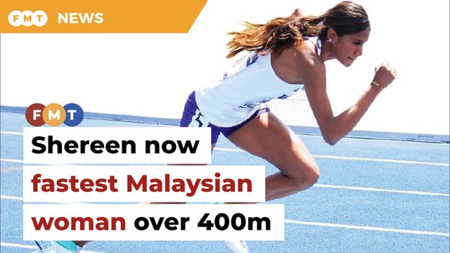 Super Shereen becomes fastest Malaysian woman over 400m