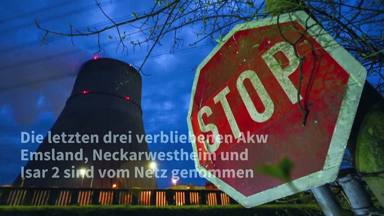 Letzte Akw sind vom Netz – Atomdebatte geht weiter