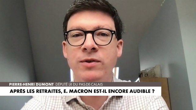 Pierre-Henri Dumont : «Aujourd’hui 100% de son programme a été adopté puisqu’il n’y avait qu’une seule mesure, la réforme des retraites»