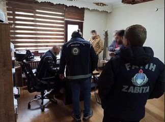 Fatih'te sahte belgelerle yabancı şahıslara ikamet alan iş yerlerine denetim: 1 milyon 3 bin 100 lira idari para cezası uygulandı