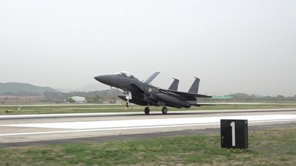 한미 공군, 연합편대군종합훈련...항공전력 110여 대 참가 / YTN