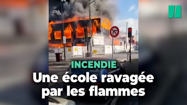 À Montfermeil, le chantier d’une école maternelle ravagé par les flammes