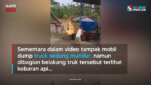 Detik-Detik 500 Tabung Gas Elpiji Meledak, 4 Bangunan dan 3 Motor Ikut dilalap Api