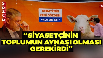Ekonominin Işıldayan Gözleri Koyun Etinin Üzerinde! Bakan Nebati'den Koyun Eti Propagandası!