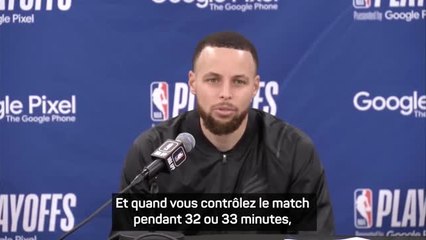 Warriors - Curry : “C'était un match très intense du début à la fin”