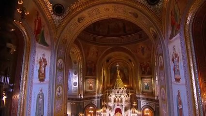 Putin asiste a la liturgia del Domingo de Pascua ortodoxo