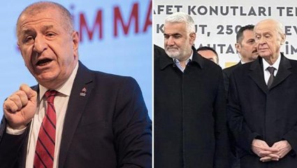 Ümit Özdağ'dan Bahçeli ve Yapıcıoğlu'na tepki: Türk milliyetçiliğine ihanetin fotoğrafı olarak tarihe geçecek