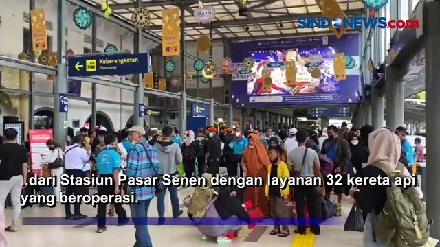Pekan Terakhir sebelum Lebaran, Stasiun Pasar Senen Diserbu Pemudik