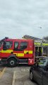 Emergency crews respond to flat fire at Clyde Grange tower block in Leeds where man died