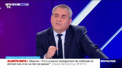 Xavier Bertrand: "Marine Le Pen est la Grande Muette"
