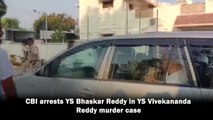 CBI arrests YS Bhaskar Reddy in YS Vivekananda Reddy murder case