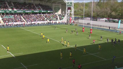 TOP 14 - Essai de Emilien GAILLETON (SP) - Section Paloise - ASM Clermont - Saison 2022-2023
