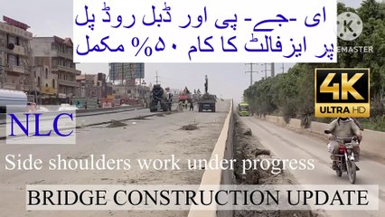 #IJP AND DOUBLE ROAD BRIDGE #NLC #ASPHALT WORK #CONSTRUCTIONUPDATES #SHOULDERS #CONCRETE