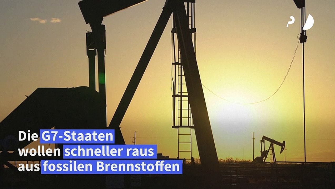 G7 wollen schneller raus aus fossiler Energie