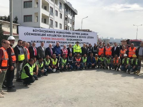 İSKİ'NİN BÜYÜKÇEKMECE D-100 KARAYOLUNDA SÜRDÜRDÜĞÜ ÇALIŞMAYA DAİR AÇIKLAMA