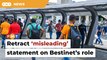 Retract ‘misleading’ statement, apologise, Bestinet tells Santiago