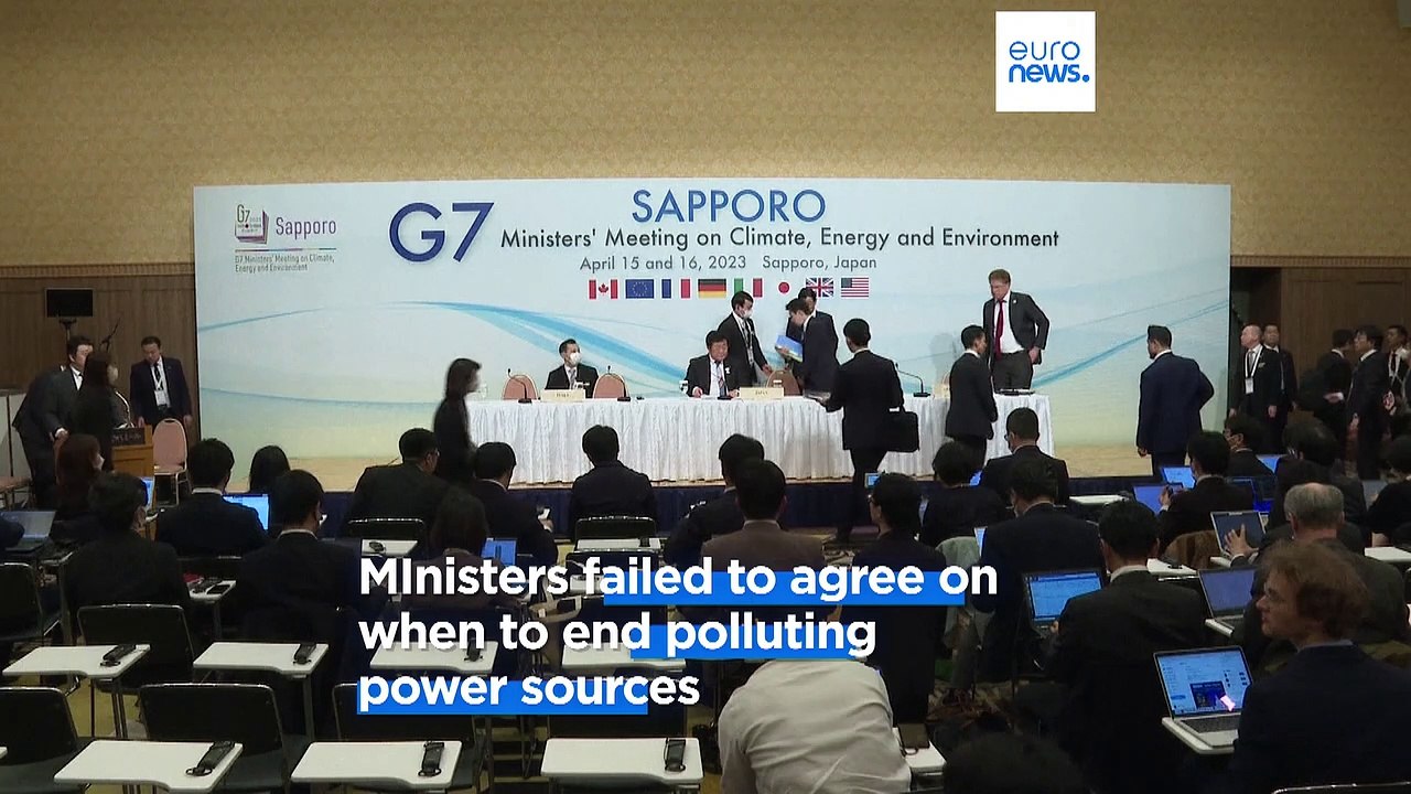 G-7 pledges to speed up phase-out of fossil fuels but fails to agree on new deadline for coal