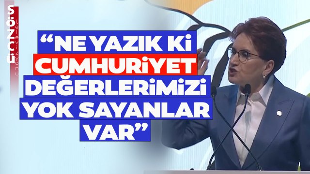 Meral Akşener'den İktidara Çok Sert Sözler! Tarihin Yüz Karası Vicdanı Kin Karası Ahlakı da...