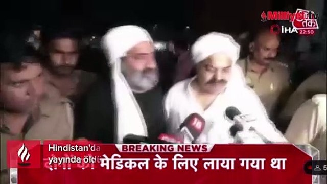Hindistan'da eski siyasetçi ve kardeşi canlı yayında öldürüldü