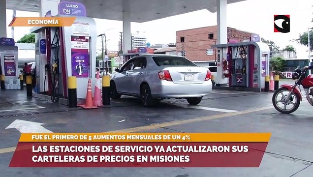 Aumento de combustibles Las estaciones de servicio ya actualizaron sus carteleras de precios en Misiones