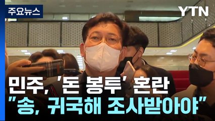민주 일부 "宋 귀국해야...별도 조사단 필요"...與, 파상 공세 / YTN