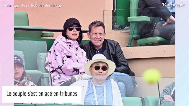 Géraldine Maillet et Daniel Riolo fous amoureux : câlins, bisous et rires en tribunes