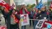 Francia: sindicatos aseguran que firma de ley de pensiones no los detendrá y seguirán las huelgas