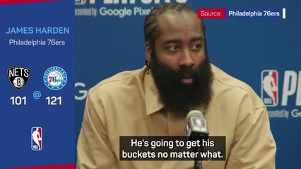76ers-Nets Game 2 'most important of the series' - Harden