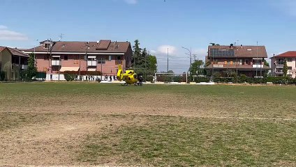 Casalmaiocco, violento scontro in campo: giovane portiere portato in ospedale con l'elisocorso