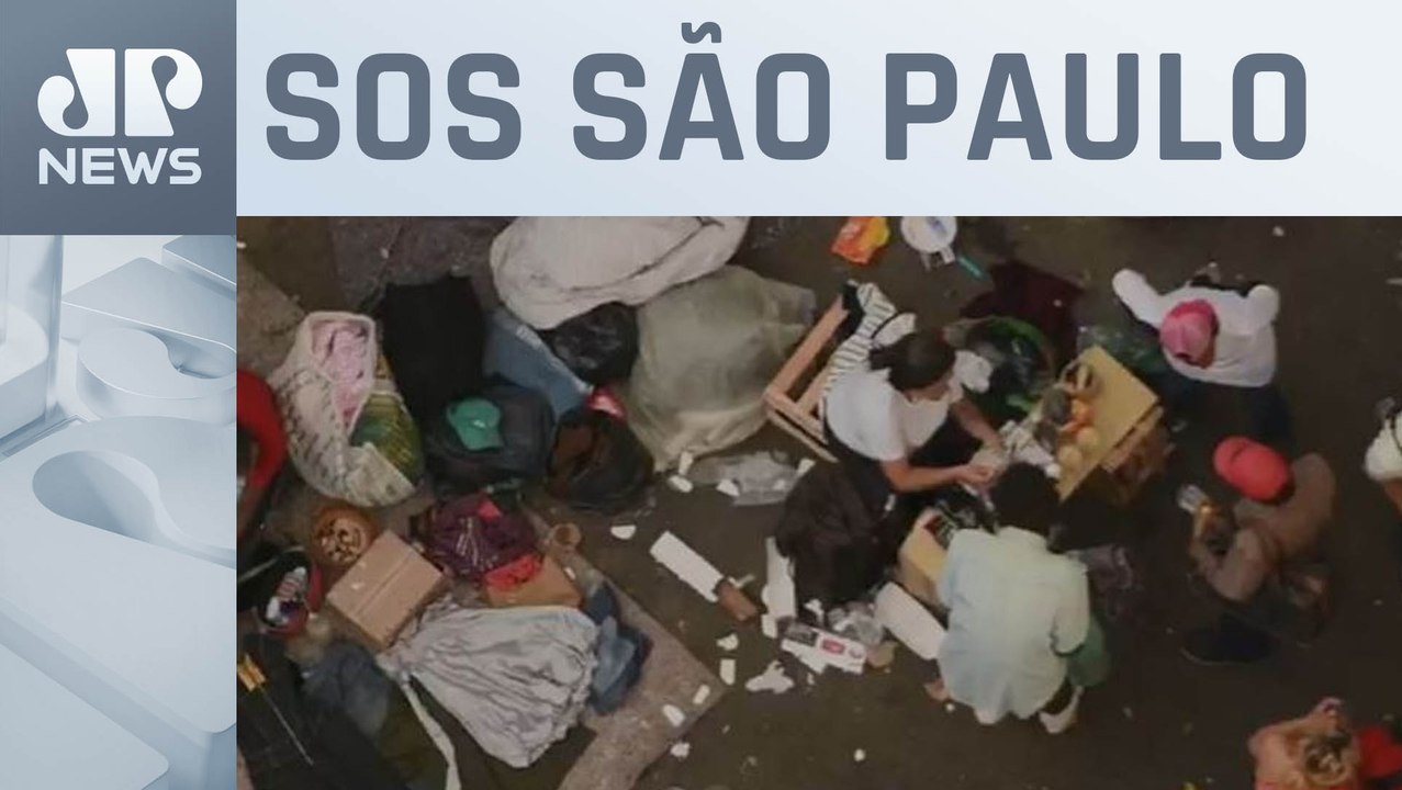 Arrastões, venda de drogas e roubos assustam moradores do Centro de São Paulo