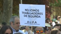 Miles de autónomos piden mejores condiciones en las calles de Madrid