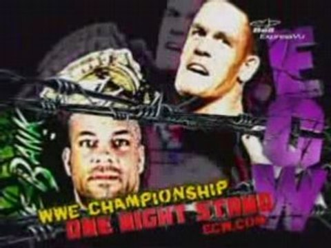 John Cena vs Rob Van Dam story before One Night Stand 2006
