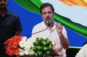 VIDEO जनता अब 40 प्रतिशत सरकार को सबक सिखाने को आतुर : राहुल गांधी