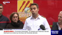 Incendie dans les Pyrénées-Orientales: les pompiers sont 