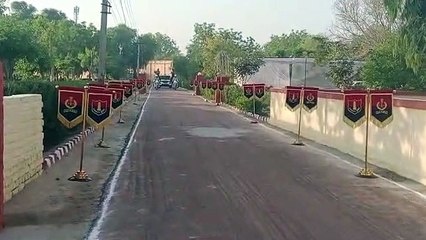 Honored policemen, learned to carry forward the glorious traditions of police