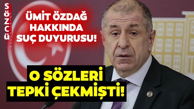 Ümit Özdağ'ın Sözleri Tepki Çekmişti! Zafer Partisi Genel Başkanı Hakkında Suç Duyurusu!